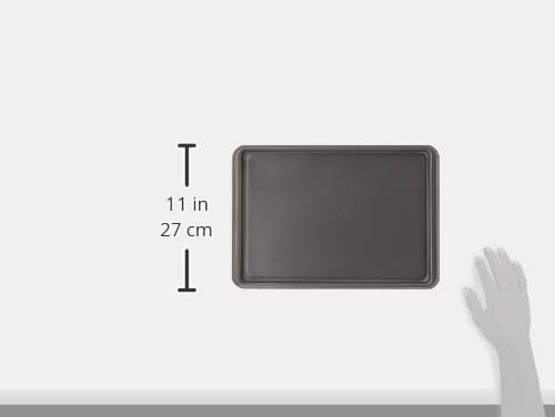 Nonstick Baking Sheet Set - 3-Piece Carbon Steel Cookie Sheets (Gray)