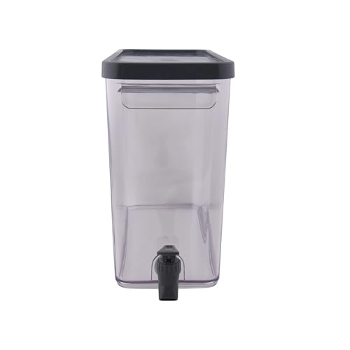 2-Gallon Slim Acrylic Refrigerator Beverage Dispenser - Leak-Proof Water & Drink Organizer