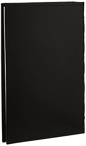 Bonded Leather Photo Album - Holds 300 4x6 Photos, Black Bookbound