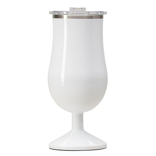 ORCA Poco 17 oz Insulated Stainless Steel Cocktail Glass - Double Walled Lidded Tumbler for Cold Drinks & Wine