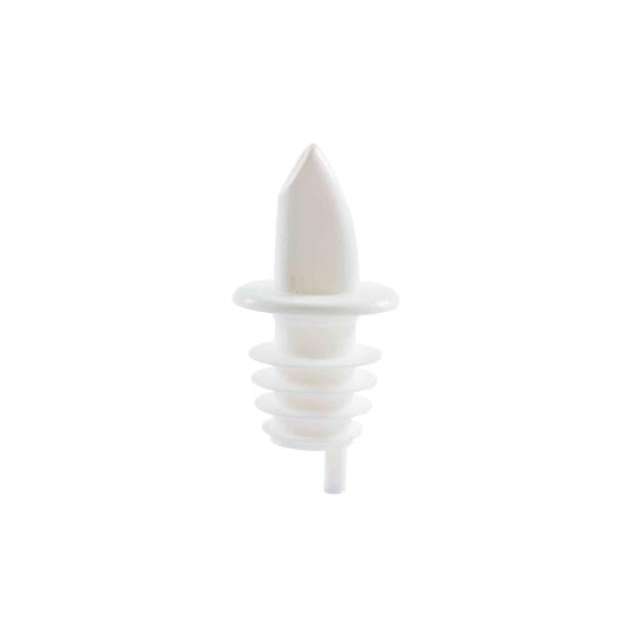 White Liquor Pourers 12 Pack Free-Flow Bottle Spouts for Bars & Home Use