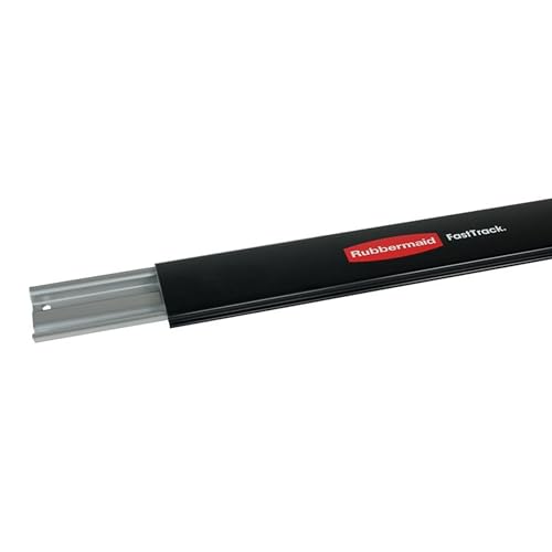Rubbermaid 48-Inch Wall Mounted Storage Rail for Garage Organization