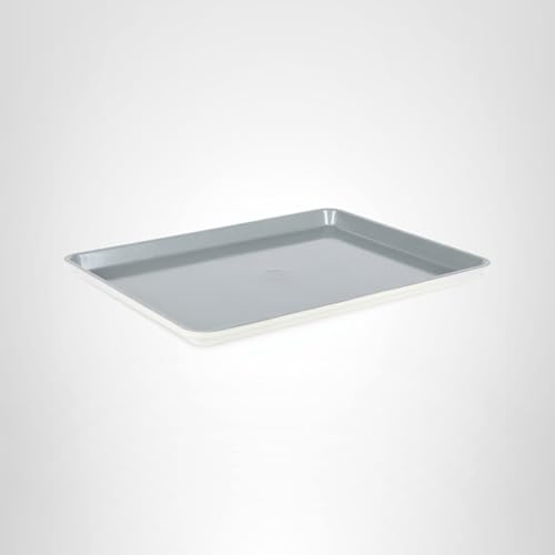 Sur La Table Kitchen Essentials Bake Sale Large 18 X 13 Inch PFA Free Ceramic Nonstick Cookie/Baking Sheet - Linen White