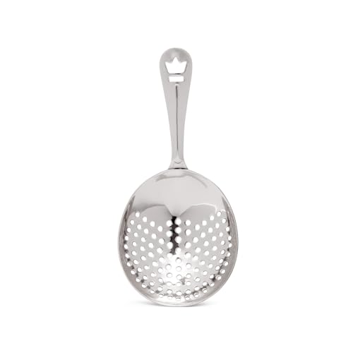 Cocktail Kingdom Premium Julep Strainer Stainless Steel Mirror Finish - Vintage 1930s Design