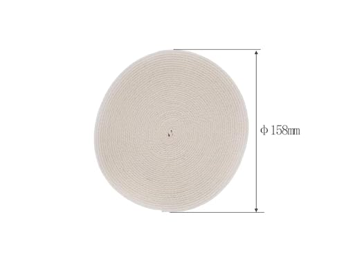 3/8 Inch Flat Cotton Oil Lamp Wick Roll - 33ft Kerosene Lantern Wick
