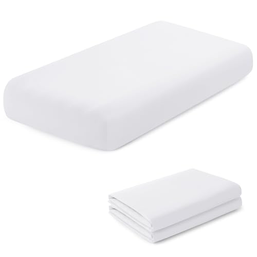 2-Pack Kids Air Mattress Fitted Sheets, Soft Microfiber for 62x34.5 Inch Beds