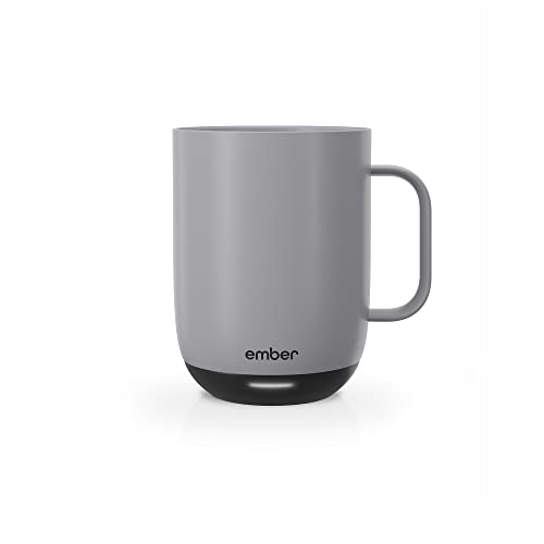 Ember Temperature Control Smart Mug 2 Gray 14oz App-Controlled Heated Coffee Mug