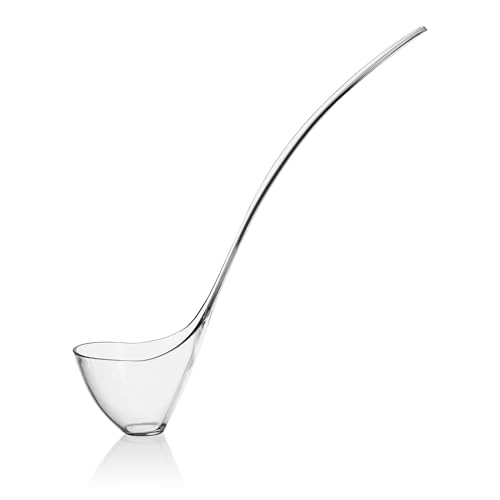 Mikasa Glenwood Party Punch Bowl Set with Cups & Ladle - 8 Piece, Clear Glass