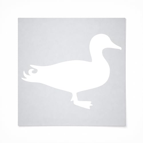 Mallard Duck Reusable Mylar Stencil - 4-Inch Durable Craft Template