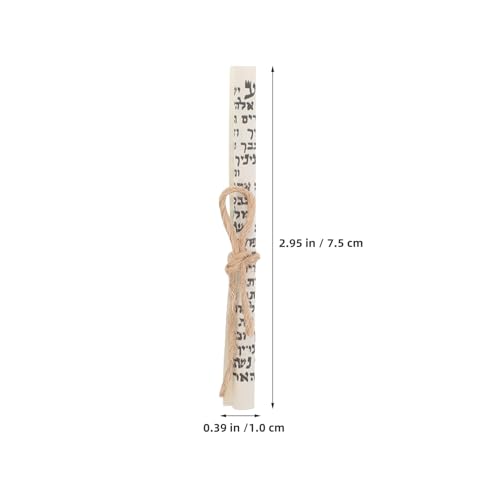 20pcs Mezuzah Scroll for Door - Mini Hebrew Blessing Paper for Home Decor
