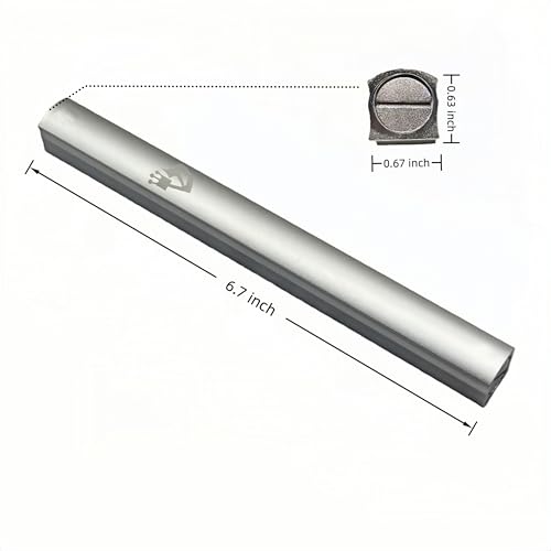 3-Pack Aluminum Mezuzah Case for Door - Waterproof Scroll Holder, Silver