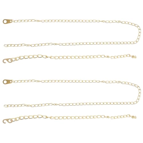 4pcs Mechanical Clock Weight Chains, Vintage Steel Replacement Parts