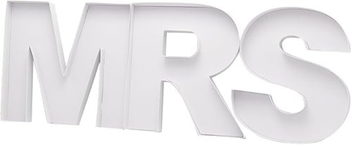 WENPACK Fillable Cardboard Letter 15"x16" Charcuterie Tray Paper Mache Sweet Cupcake Birthday Mother's Day Box (MRS)