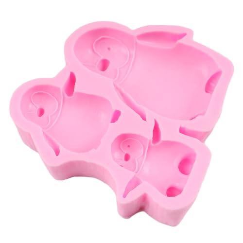 Penguin Family Silicone Fondant Mold for Cake Decoration - Style B
