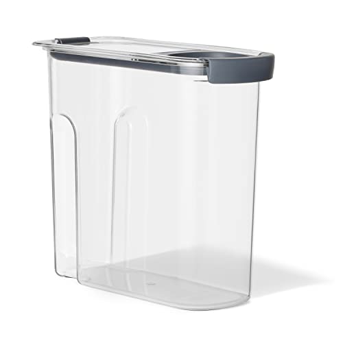 Airtight Cereal Food Storage Container - 32oz Clear Shatterproof Tritan