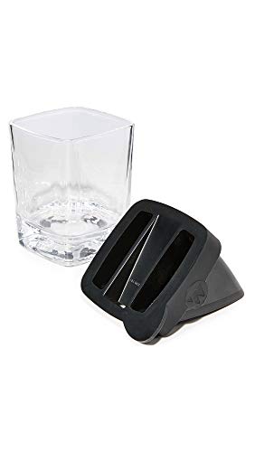 Corkcicle Whiskey Wedge 9 oz Glass with Silicone Ice Mold - Whiskey & Cocktail Glass