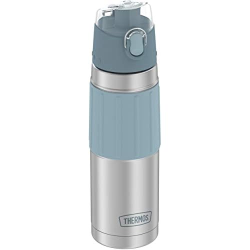 THERMOS Stainless Steel Hydration Bottle, 18 Ounce, Gray