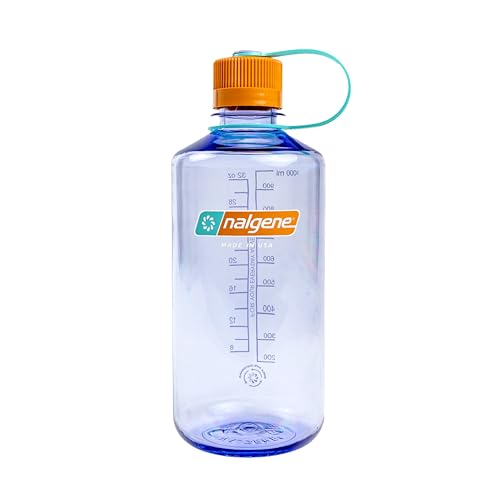 Nalgene 32 oz Narrow Mouth Water Bottle Amethyst BPA-Free Reusable
