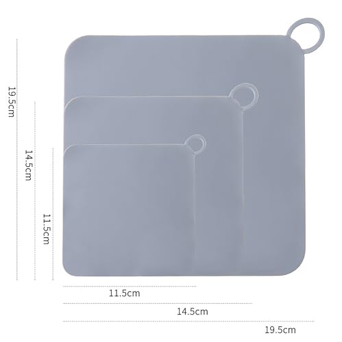 Silicone Drain Stopper and Anti-Odor Floor Cover - 2 Pack, 5x5 Inch