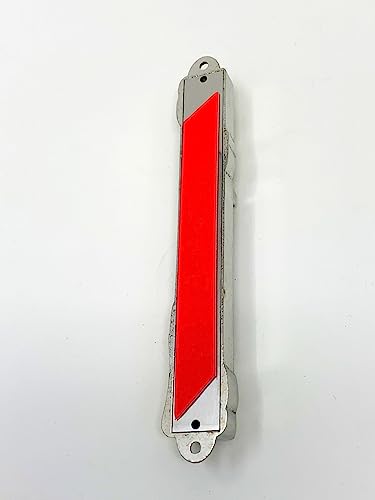 Decorative Metal Mezuzah Case - 6-Inch Silver-Tone Old City Design