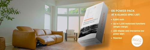 Enouvation E6 Cordless High-Capacity Power Pack 6000mAh for Reclining Furniture
