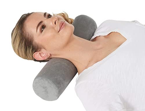 Cervical Neck Roll Memory Foam Pillow - Ergonomic Support for Sleeping