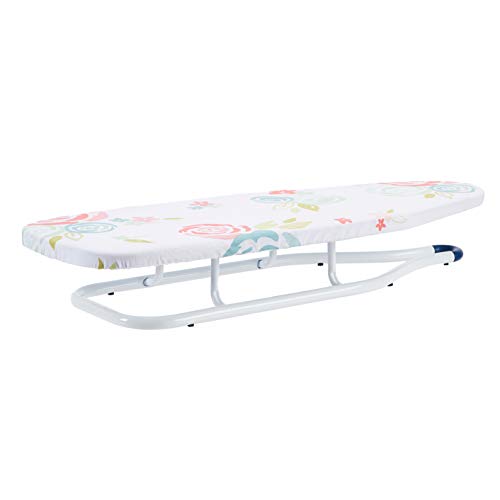 Amazon Basics Tabletop Ironing Board with Foldable Legs and Non-Slip Feet