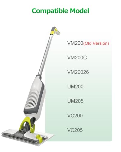 13.3V Replacement Charger for Cordless Vacuum Mop VM200 Series, 6.2ft Cord