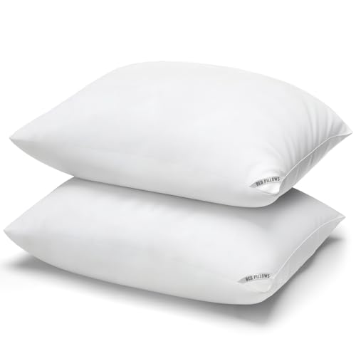 Piwaal Luxury Down Alternative Bed Pillows - Standard Size, Set of 2