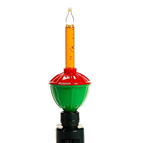 Roman C7 Classic Swivel Christmas Bubble Night Light - Festive Plug-In Decor