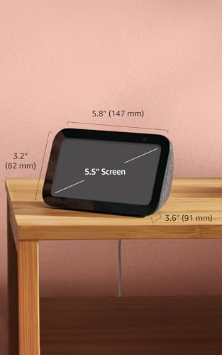 Amazon Echo Show 5 Smart Display with Alexa and Clearer Sound Charcoal