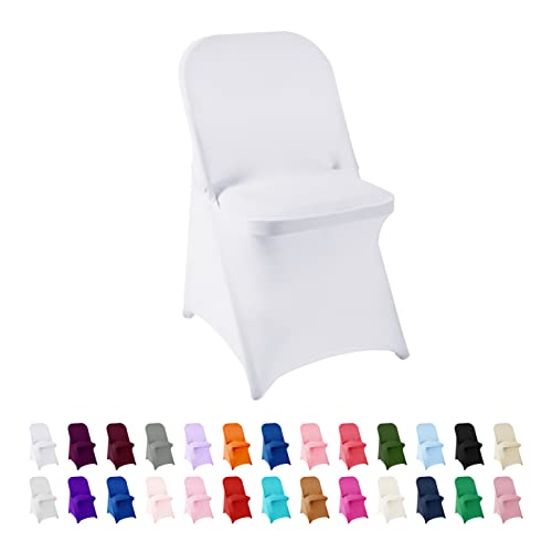 Stretch Spandex Chair Covers - 25 Pack Removable Washable Protector for Events