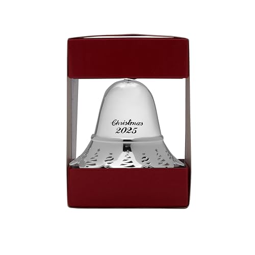 Towle 2025 Silver Musical Christmas Bell Ornament - 45th Edition