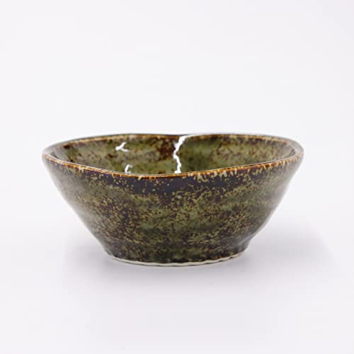 Set of 4 Japanese Ceramic Sake Cups 1.7oz - Gifu Minoyaki, Color Variants