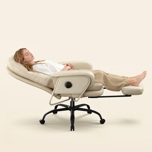 Adjustable Reclining Chaise Lounge Chair with Footrest and Lumbar Support