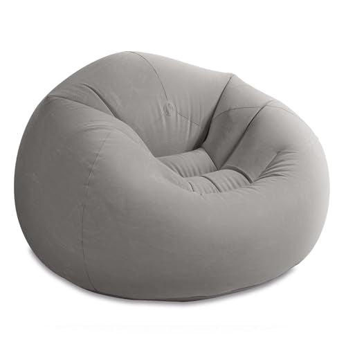 Beanless Bag Inflatable Lounge Chair - Corduroy Textured Vinyl, 220lb Capacity