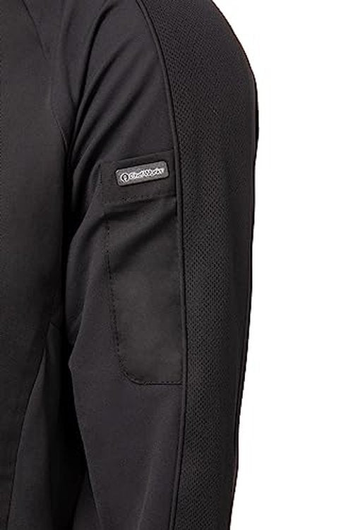 Chef Works Men's Valencia Chef Coat, Black, Small