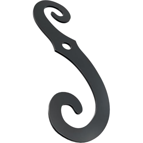 Stainless Steel S-Hook Shutter Holdback Kit - Black Powder Coated