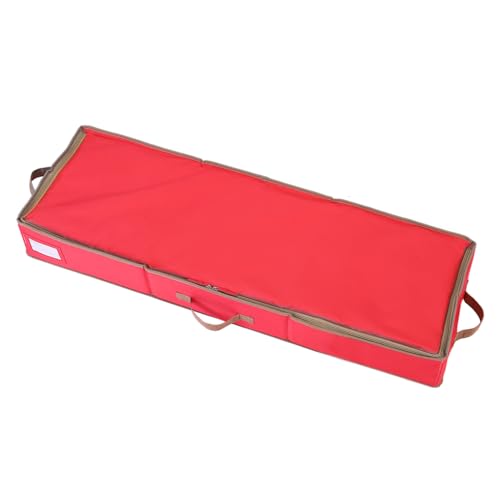 Gift Wrapping Paper Storage Container 600D Oxford Red 42x14