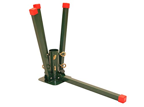 Heavy-Duty Welded Steel Artificial Christmas Tree Stand for 9-14 ft Trees