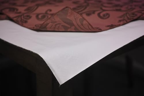 Deluxe Cushioned Heavy Duty Table Pad with Flannel Backing, 52" x 90"