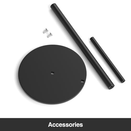 Black Stainless Steel Paper Towel Holder with Weighted Non-Slip Base