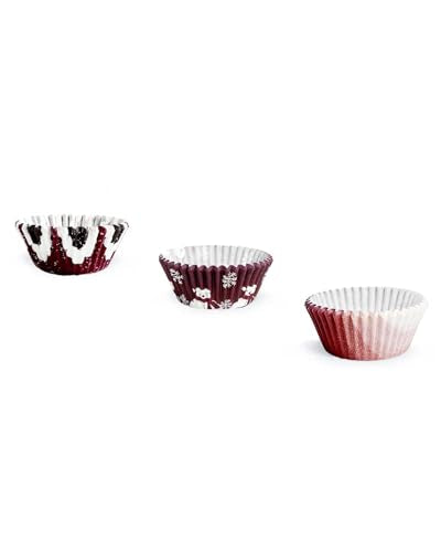 Christmas 300-Count Cupcake Liners Set - Standard Size, 6 Designs