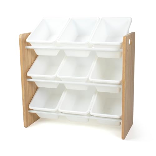 3-Tier Kids Toy Organizer with 9 Removable Bins & Anti-Tip Safety Kit