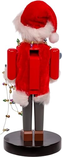 Clark Griswold 10-Inch Christmas Vacation Festive Wooden Nutcracker