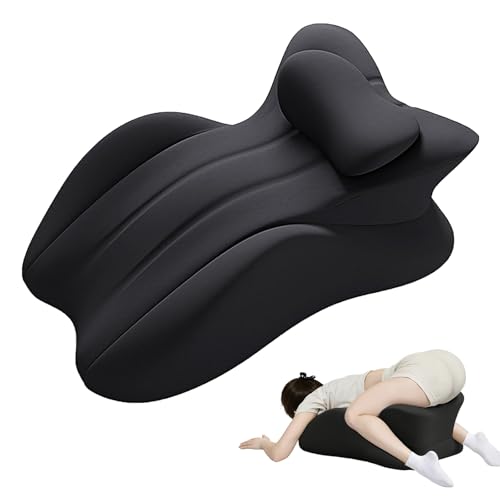 Memory Foam Wedge Pillow for Reading and Support - 4-in-1 Ergonomic Design