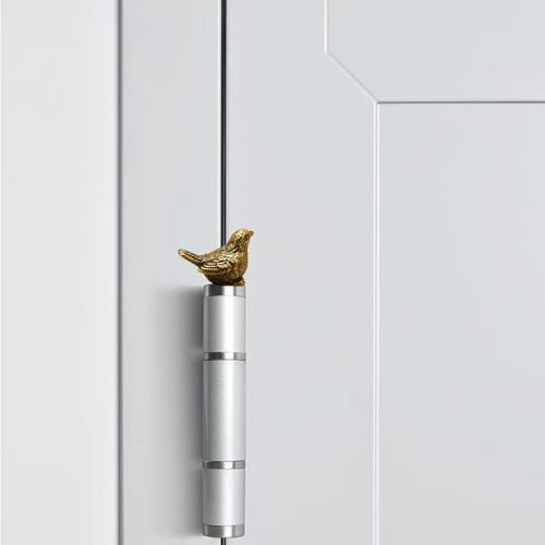 Magnetic Brass Decorative Hinge Toppers - Sparrow, Rabbit & Deer Set
