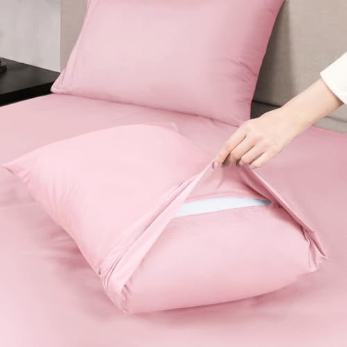 Mejoroom Queen Bed Sheet Set - 4 Piece Soft Microfiber Deep Pocket Sheets