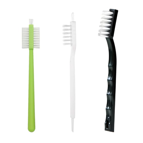 3-Piece Juicer Cleaning Brush Set with Scraper for Food Processors