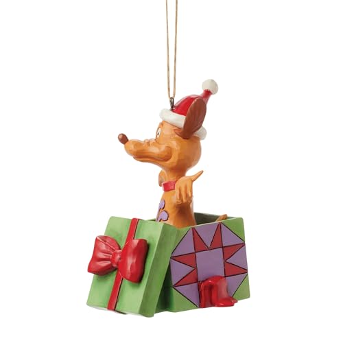 Jim Shore Dr. Seuss Grinch Max Hanging Ornament - Holiday Tree Decor